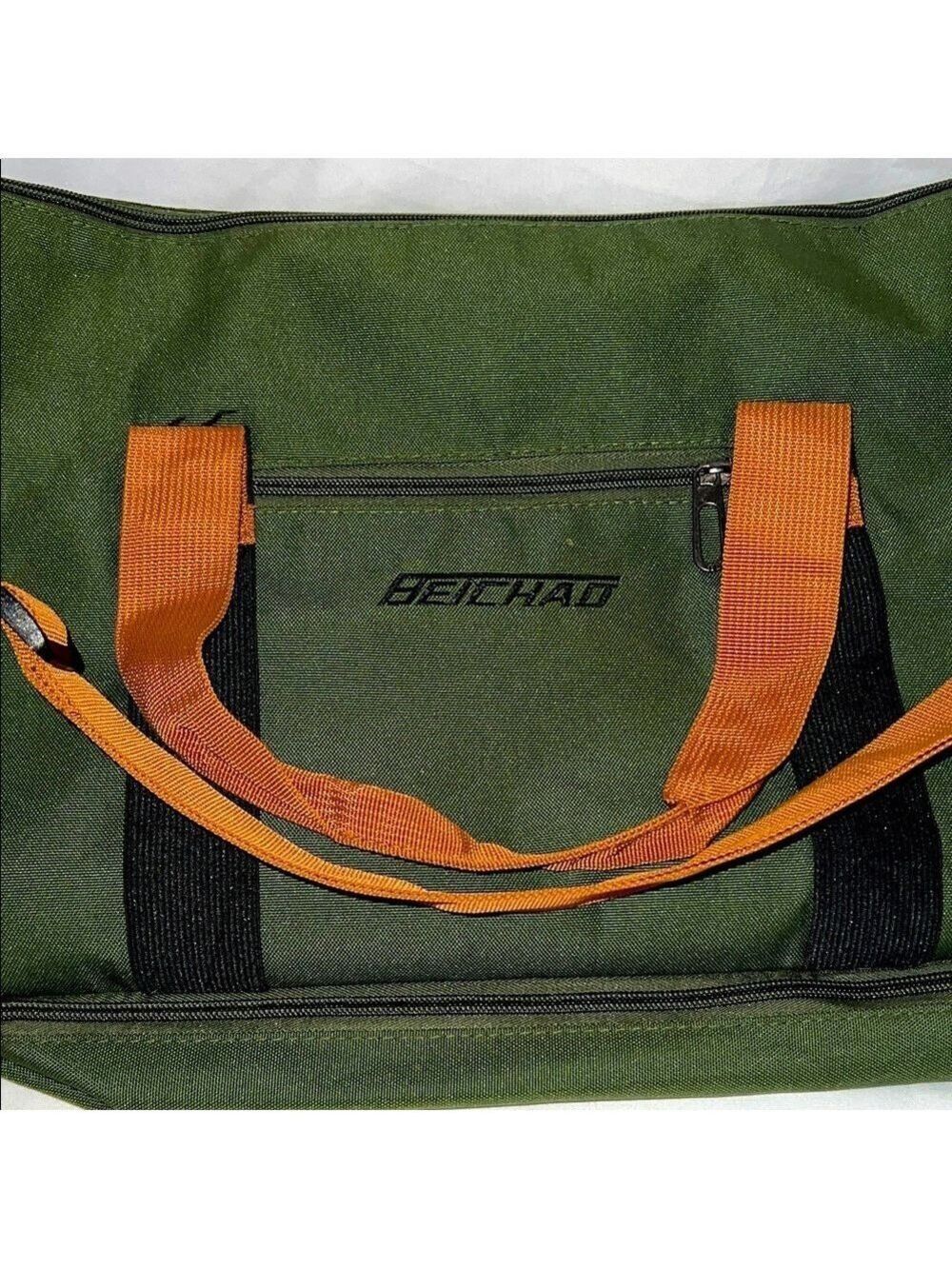 Beichad Green and Tan Duffel Bag for Men